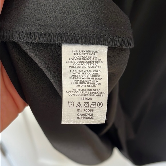 LOFT Black Halter A-Line Midi Dress - Picture 5 of 5